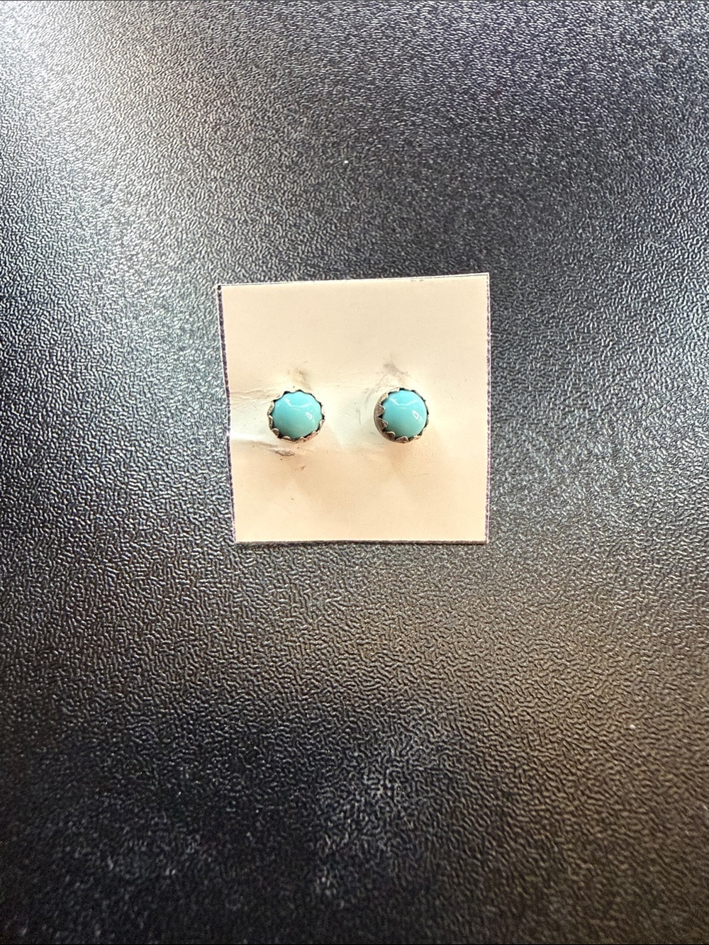 Native American Made Turquoise Stud Earrings